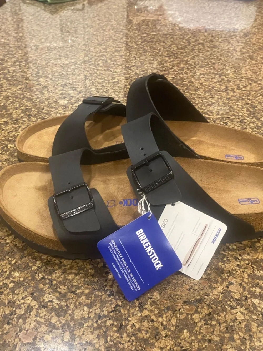 Birkenstock Arizona Men’s EU48/US15 Regular Fit/Sftbd Black Birko
